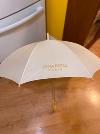 Vintage 80's Large Nina Ricci Umbrella Resin Plastic Handle