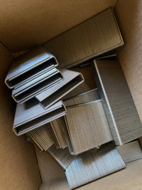 Box of Two inch stainless steel staples for Hardwood flooring