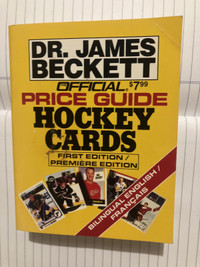 1991 Dr. James Beckett Official Price Guide Hockey Cards First E