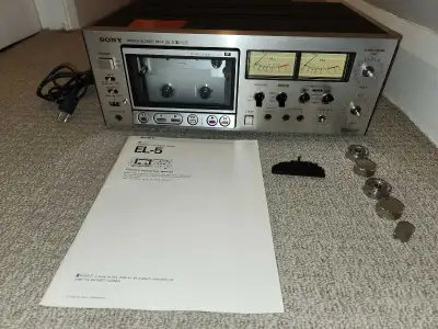 Sony EL-5 Stereo Elcaset Cassette Tape Deck Demo Demonstration, View more