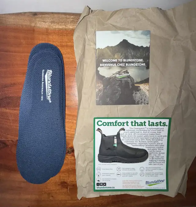 NEW! BLUNDSTONE SAFETY BOOT - 8.5 /10.5 in Men's Shoes in Mississauga / Peel Region - Image 6