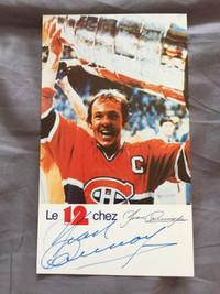 Montreal Canadiens -Signed Yvan  Cournoyer