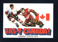 1972 Team Canada/USSR Hockey Fan Postcard,Scotia Bank, Excellent