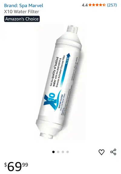 X10 Water filter, View more
