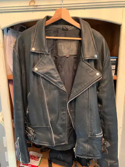 Authentic Leather Motorcycle  jacket, View more