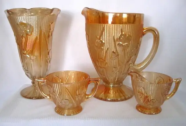 5 MORCEAUX  // IRIS/HERRINGBONE IRRIDESCENT //  5 PIECES in Arts & Collectibles in West Island - Image 3