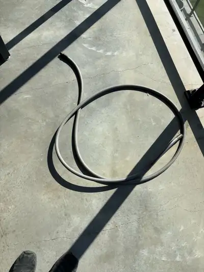 Solid hose. Standard fittings