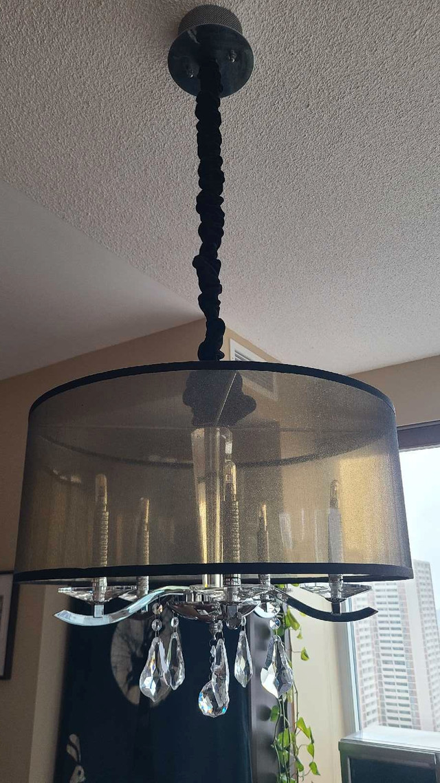 Crystal chandelier light for dining room in Indoor Lighting & Fans in City of Toronto