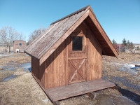 Custom Wooden Shed.