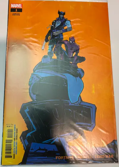 Marvel Comics! Fortnite | Marvel: Zero War! Issue #1! SEALED! Mustard Variant! BRAND NEW IN BAG SPID...
