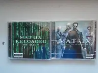 2 Cd musique Matrix & Matrix Reloaded Music CD