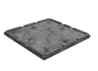 32" X 30" BULK CONTAINER LIDS. BULK BOX LIDS, PALLET BIN LIDS.