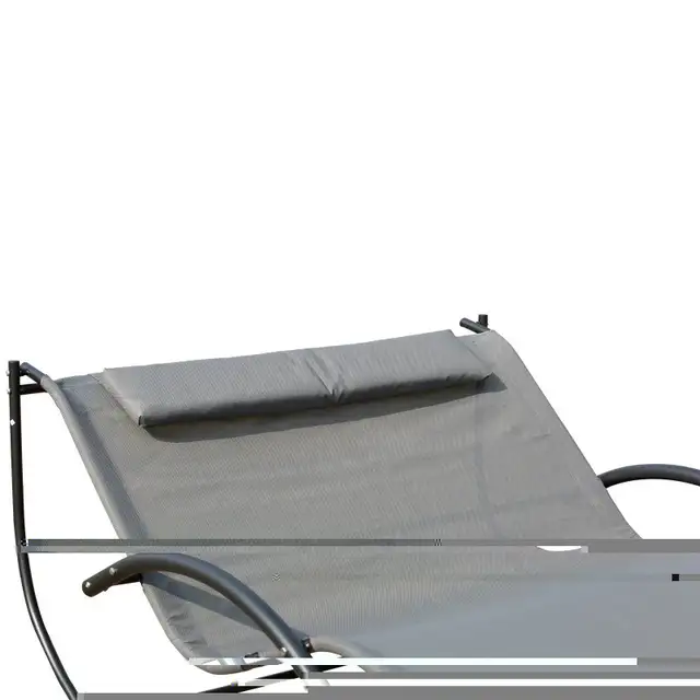 Double Chaise Lounger Garden Rocker Sun Bed Outdoor Hammock Chai in Patio & Garden Furniture in Markham / York Region - Image 5