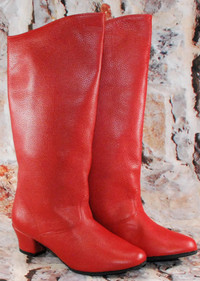 Red Ukrainian Dancing Boots