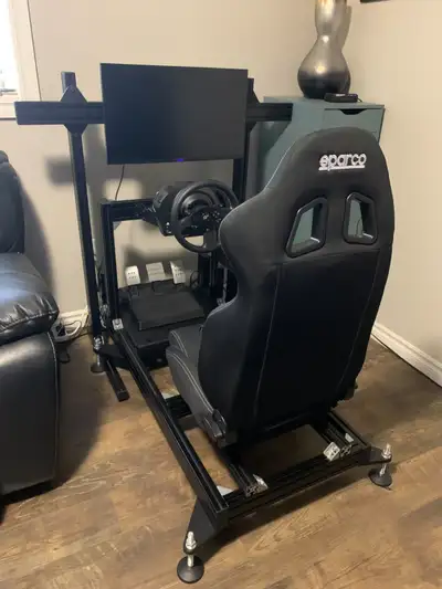 sim racing or flight simulator, View more