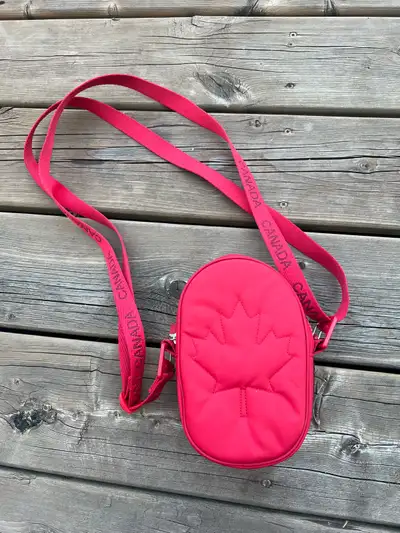 Lulu Canada Maple Leaf Crossbody Bag Red, View more