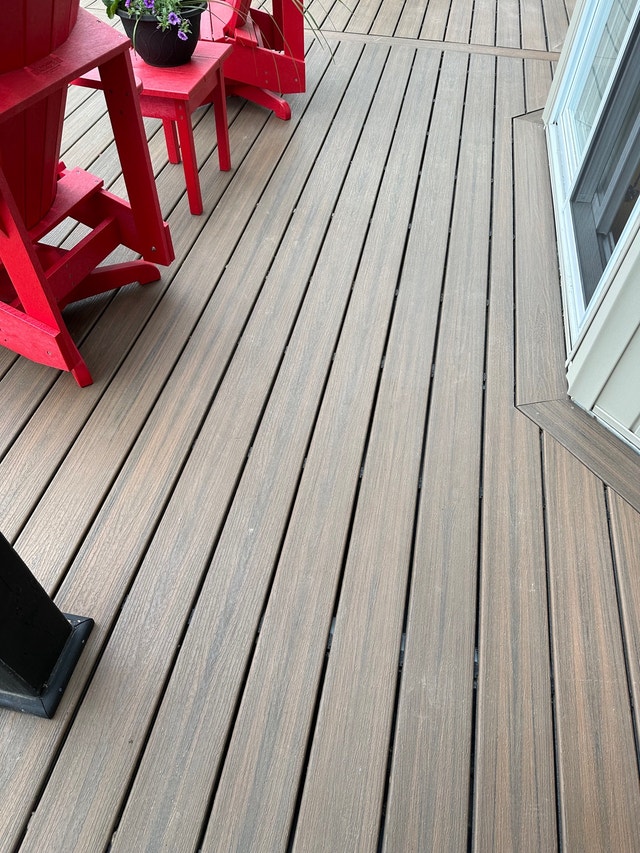 Trex Enhance, toasted sand, composit decking Decks & Fences