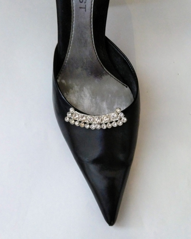 Vintage Rhinestone Shoe Clips in Jewellery & Watches in Oakville / Halton Region - Image 2