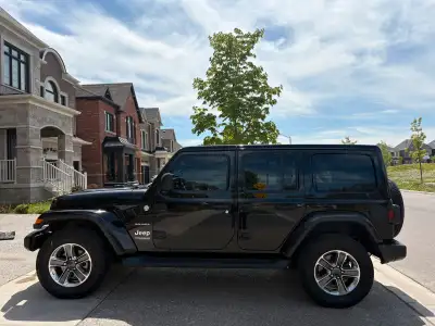 2021 Jeep Wrangler Sahara Unlimited with Cold weather Package in Excellent Condition with Low Kilome...