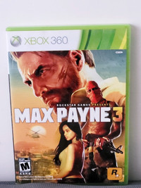 XBOX 360 Game MAX PAYNE-3  Complete CIB Manual 