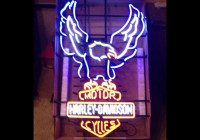 Neon Harley Davidson light for sale