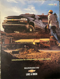 2003 Chevrolet Silverado HD Original Ad 