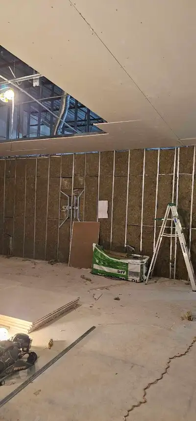 Professional framer drywall taper complete basement renovation, View more