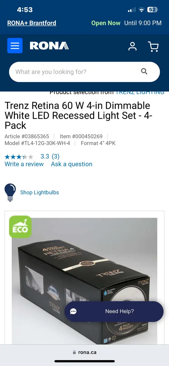 pot lights  in Indoor Lighting & Fans in Brantford - Image 2