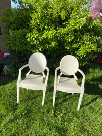 Set of designer children chairs 