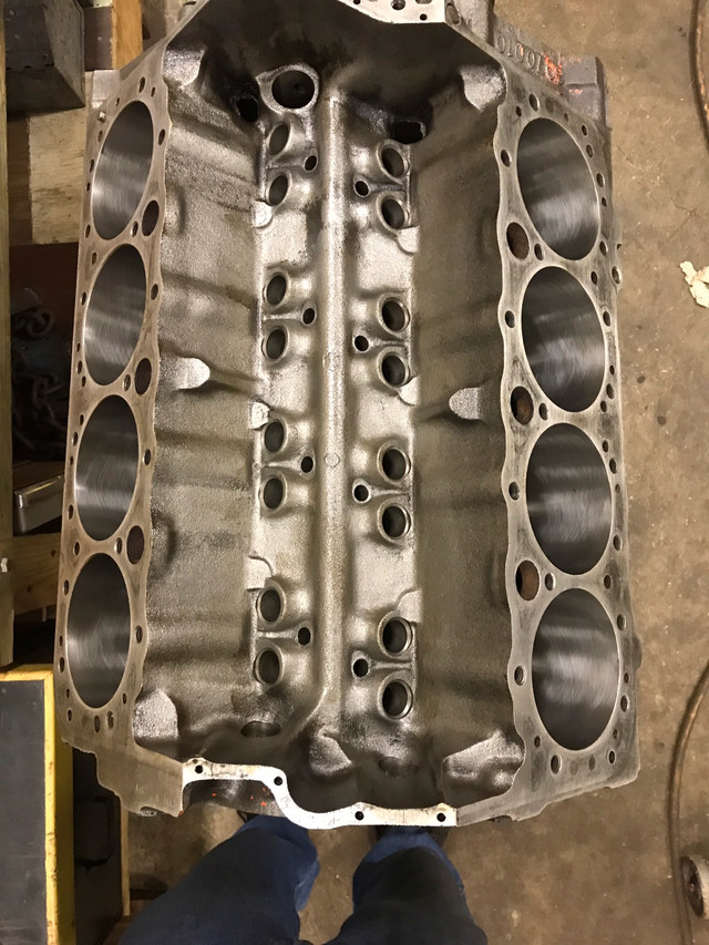 350 CHEV SMALL BLOCK CHEVY 3970010 4 BOLT MAIN FLAT TOP 1972 SBC