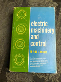 ELECTRIC MACHINERY AND CONTROLS HARDCOVER TEXTBOOK #M0027