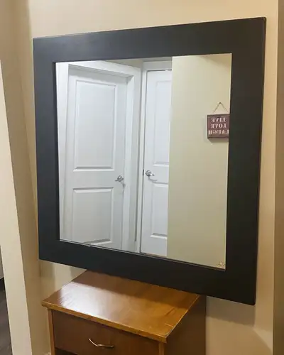 Mirror (Hanging - Black Smooth Frame), View more