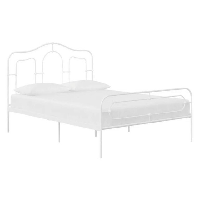 Mr. Kate Primrose White Metal Full Size Bed Frame in Beds & Mattresses in City of Toronto