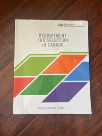 Recruitment and Selection In Canada Textbook