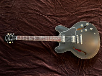 Gibson Chris Cornell 2013 ES-335 Flat Satin Black Guitar