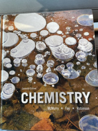 Chemistry Seventh Edition text book Pearson McMurry Fay Robinson