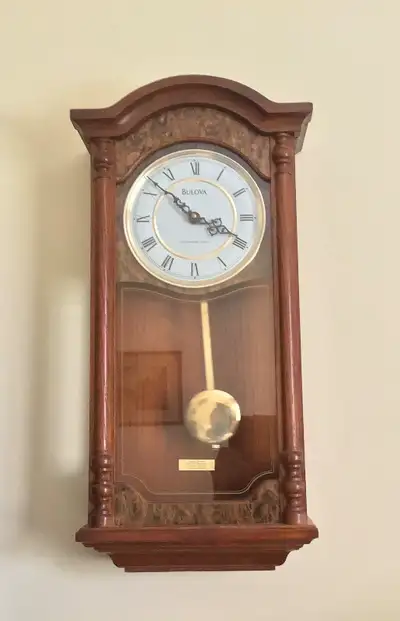 Bulova wall clock with Westminster chimes, View more