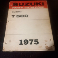 1975 SUZUKI T500 PARTS CATALOGUE