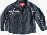 CCM Hockey Rink Youth Jacket, Size Small; fits age 8-10, $15