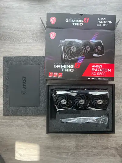 MSI Radeon RX 6800 Gaming X Trio Graphics Card, View more