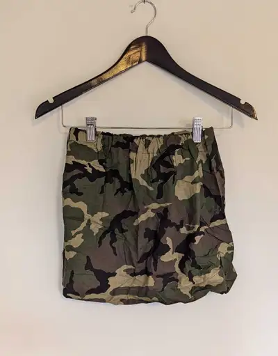 Camouflage Print Skirt , View more
