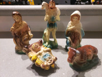 Vintage Nativity Scene Figurines Made in Japan