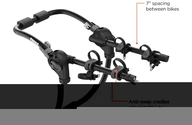 THULE Gateway Pro Trunk/Hatch Bike Rack, 2-Bikes - NEW in Road in Ottawa - Image 4