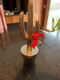 Metal Decor Cactus with Storage
