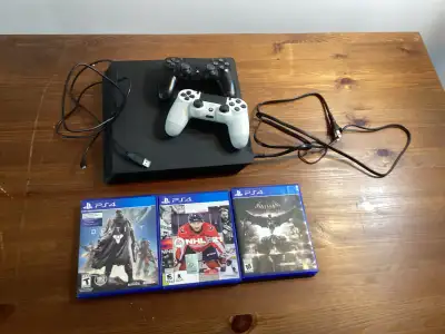 Excellent PS4 Console, 3 games & 2 controllers, View more