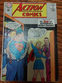ACTION COMICS #313 DC SUPERMAN IDENTITY- BATMAN APPEARANCE 1964
