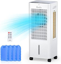 3-IN-1 Portable Evaporative Air Cooler with Fan & Humidifier