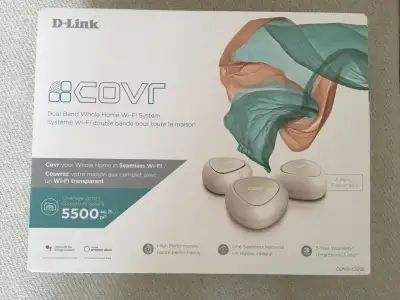 D-Link COVR dual band whole home Wi-Fi system, View more