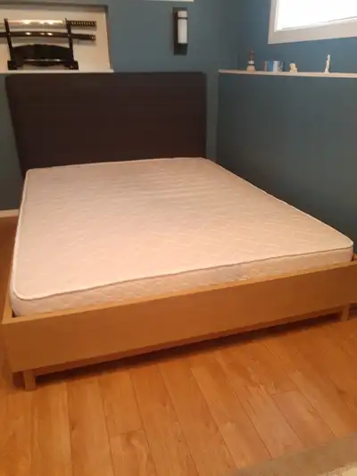 Queen bed good conditions.Pet free home, no smoke house.Pick up Old St Vital.