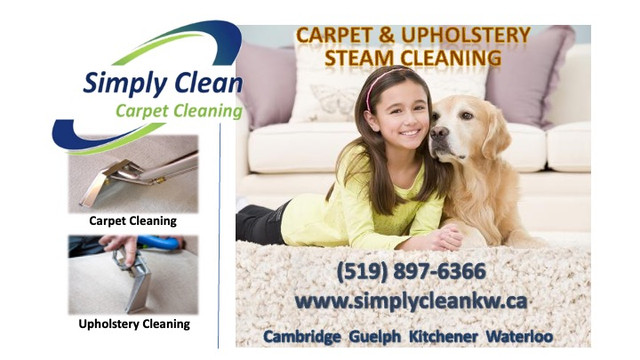 Carpet & Upholstery Cleaning - Kitchener Waterloo Cambridge in Cleaners & Cleaning in Kitchener / Waterloo